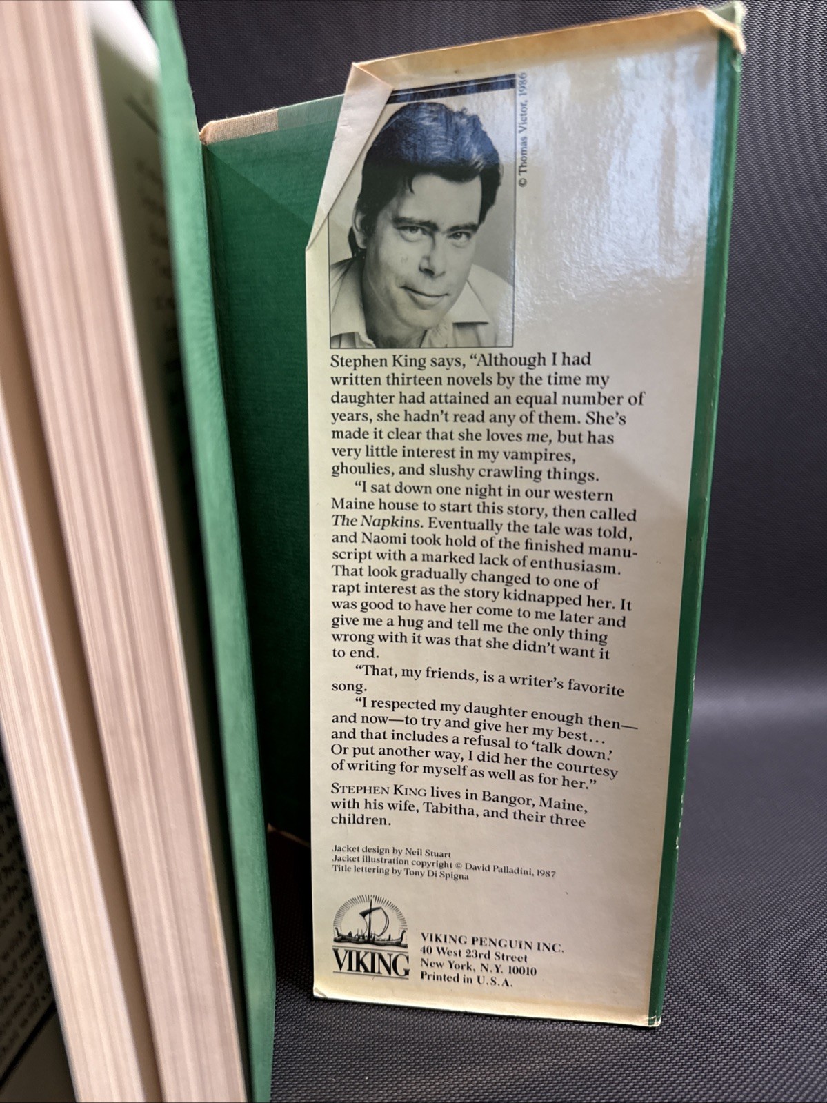 The Eyes Of The Dragon by Stephen King 1987 Viking Penguin 1st Edition ($18.95)