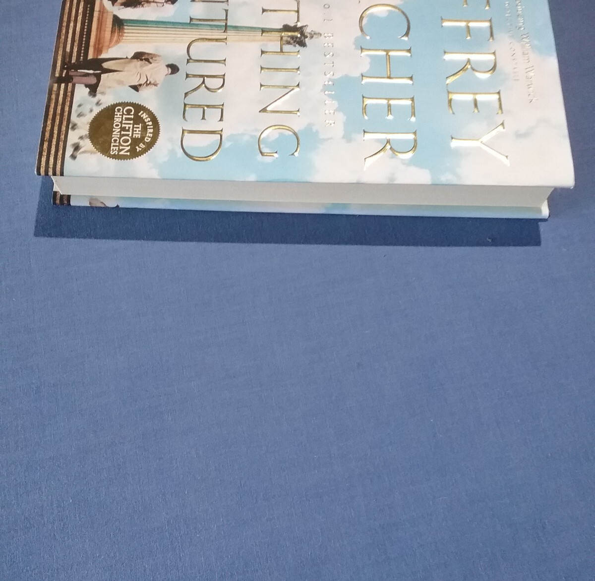 Nothing Ventured by Jeffrey Archer – 2019 Hardcover THRILLER book (24cm) NOVEL