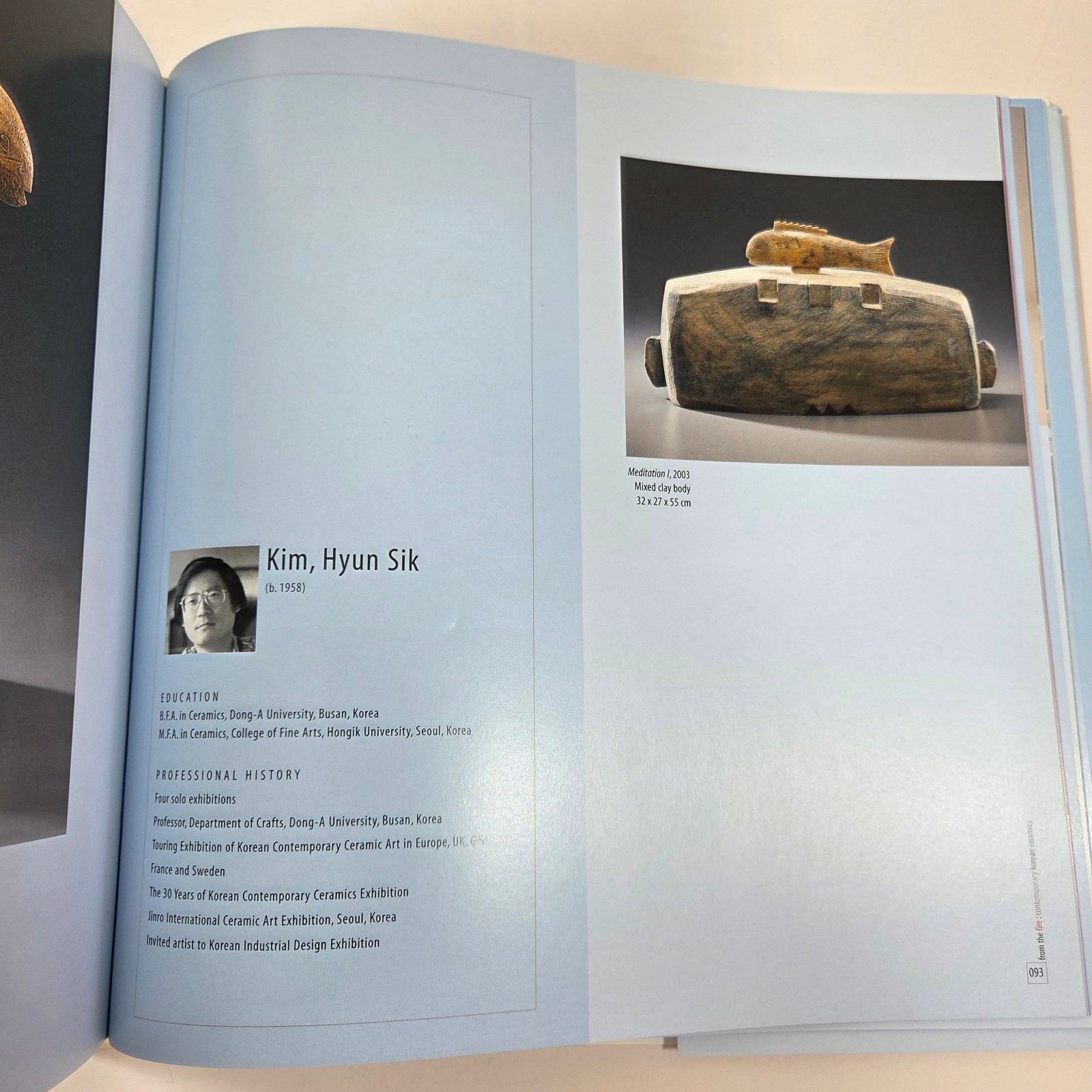 From the Fire Contemporary Korean Ceramics 2004 Illus Exhibition Catalogue HC DJ