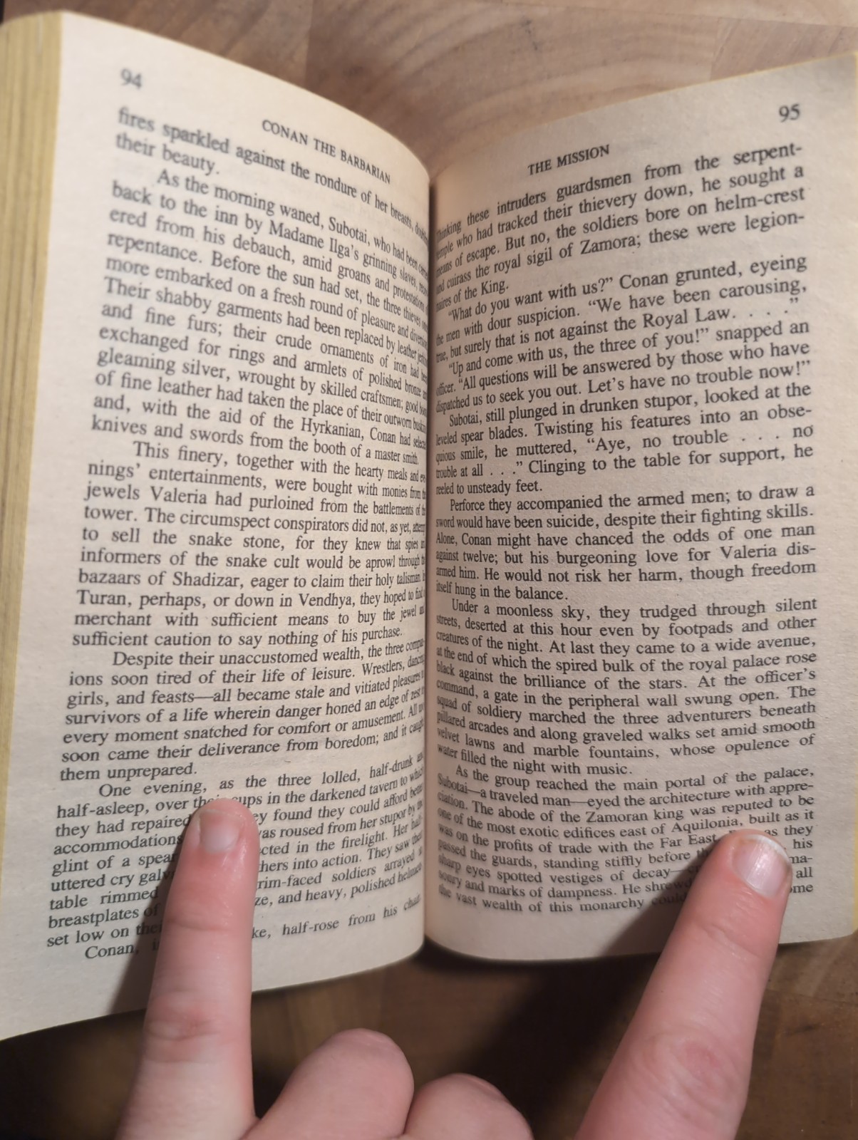 Conan the Barbarian (Film Novelization) by de Camp/Carter; PB G Bantam 1982