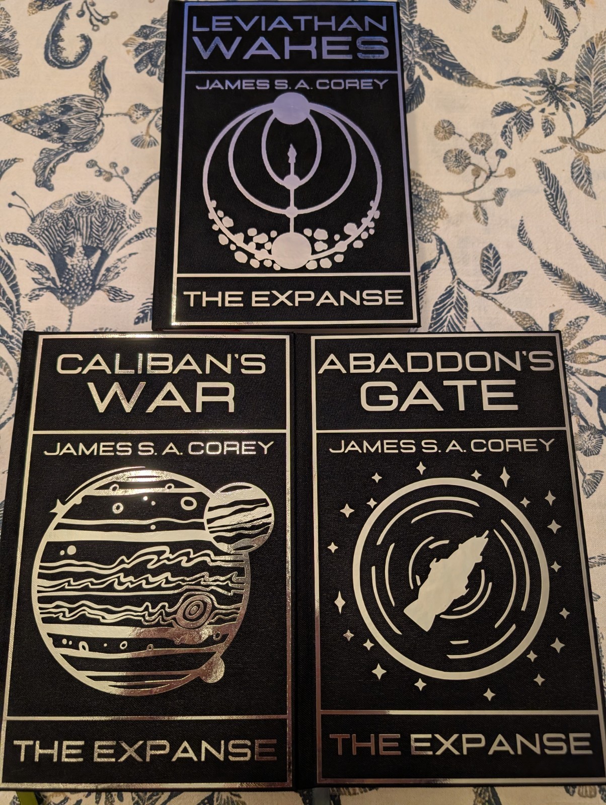 The Expanse 1-3 Trilogy Custom Rebound Hardcover Collector&rsquo;s Edition Series