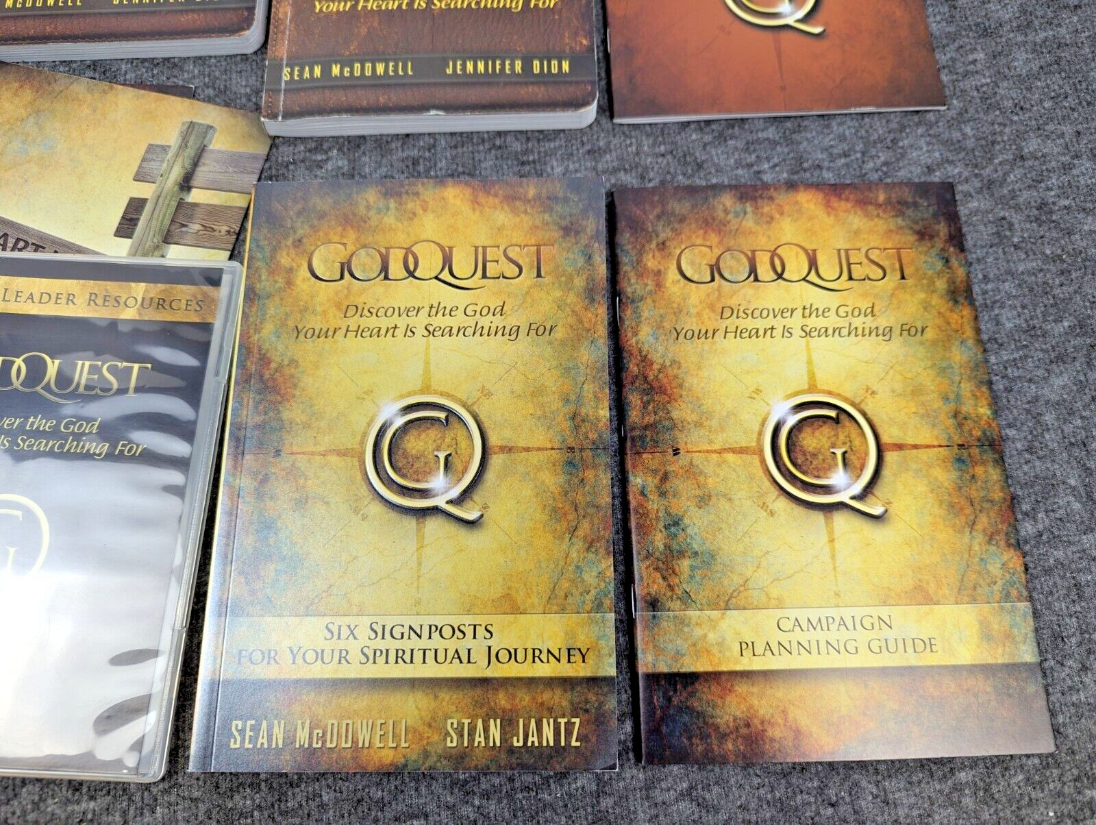 GodQuest Church Kit Bible Study – DVDs + All Books By McDowell, Sean – Excellent