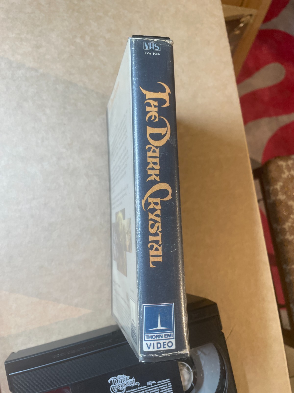Vintage 1982 The Tale of The Dark Crystal Book & VHS Tape TESTED