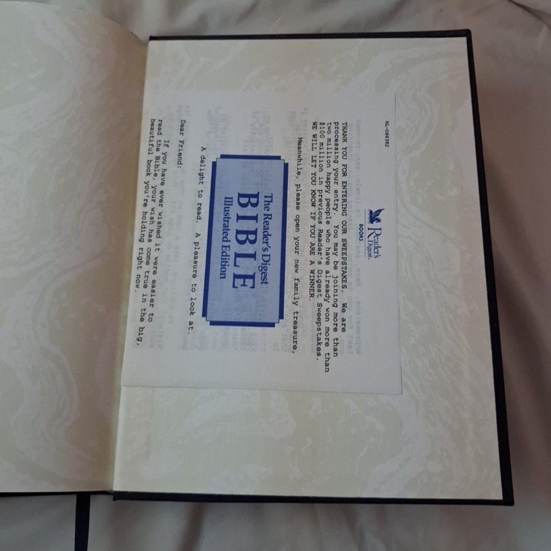 The Reader&rsquo;s Digest Bible Illustrated Edition 1995 Hardcover Metzger Hammer