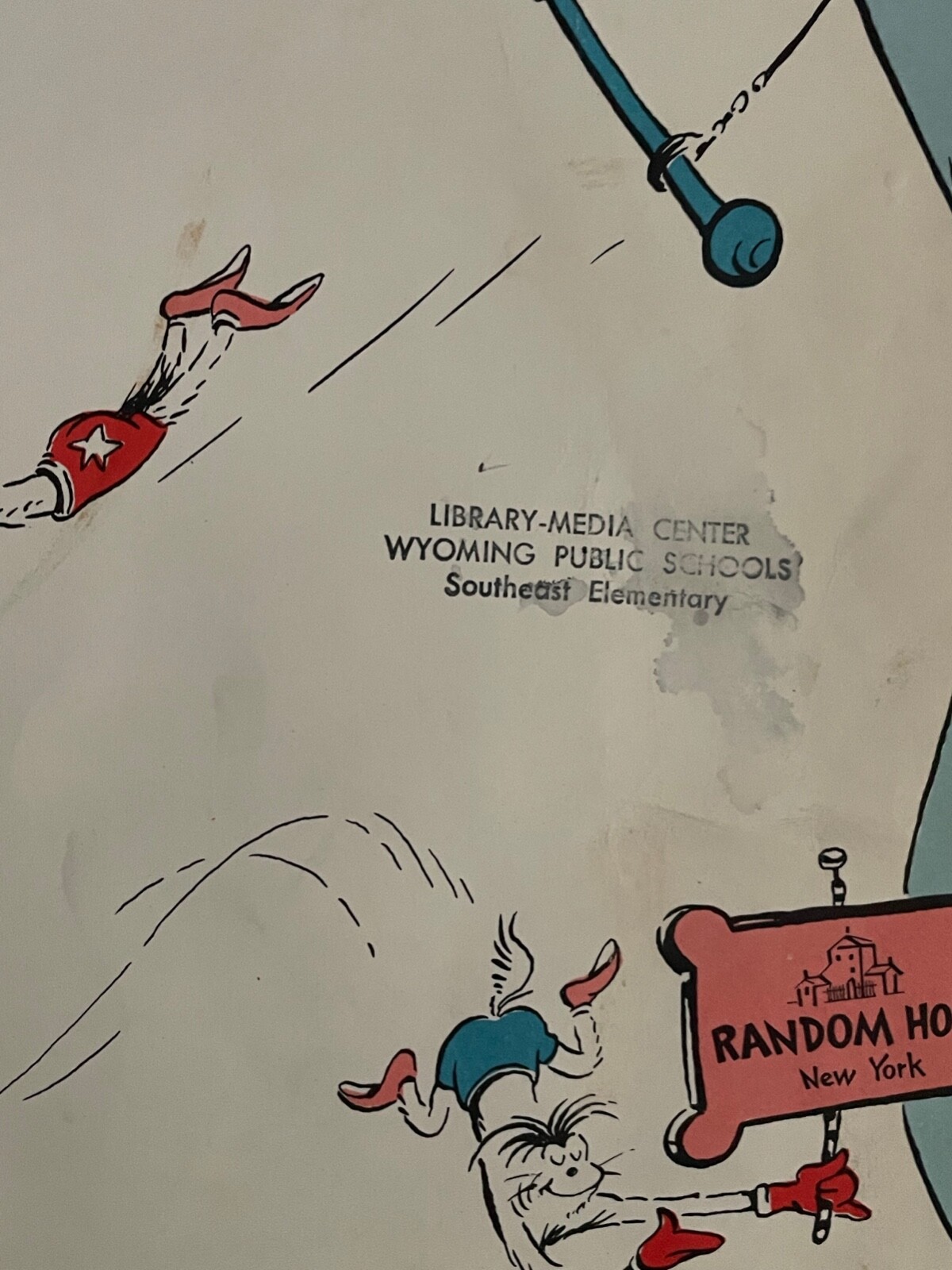 If I Ran The Circus Dr. Suess 1956 1st Ed. Ex Library Book Orange Cover Vtg RARE