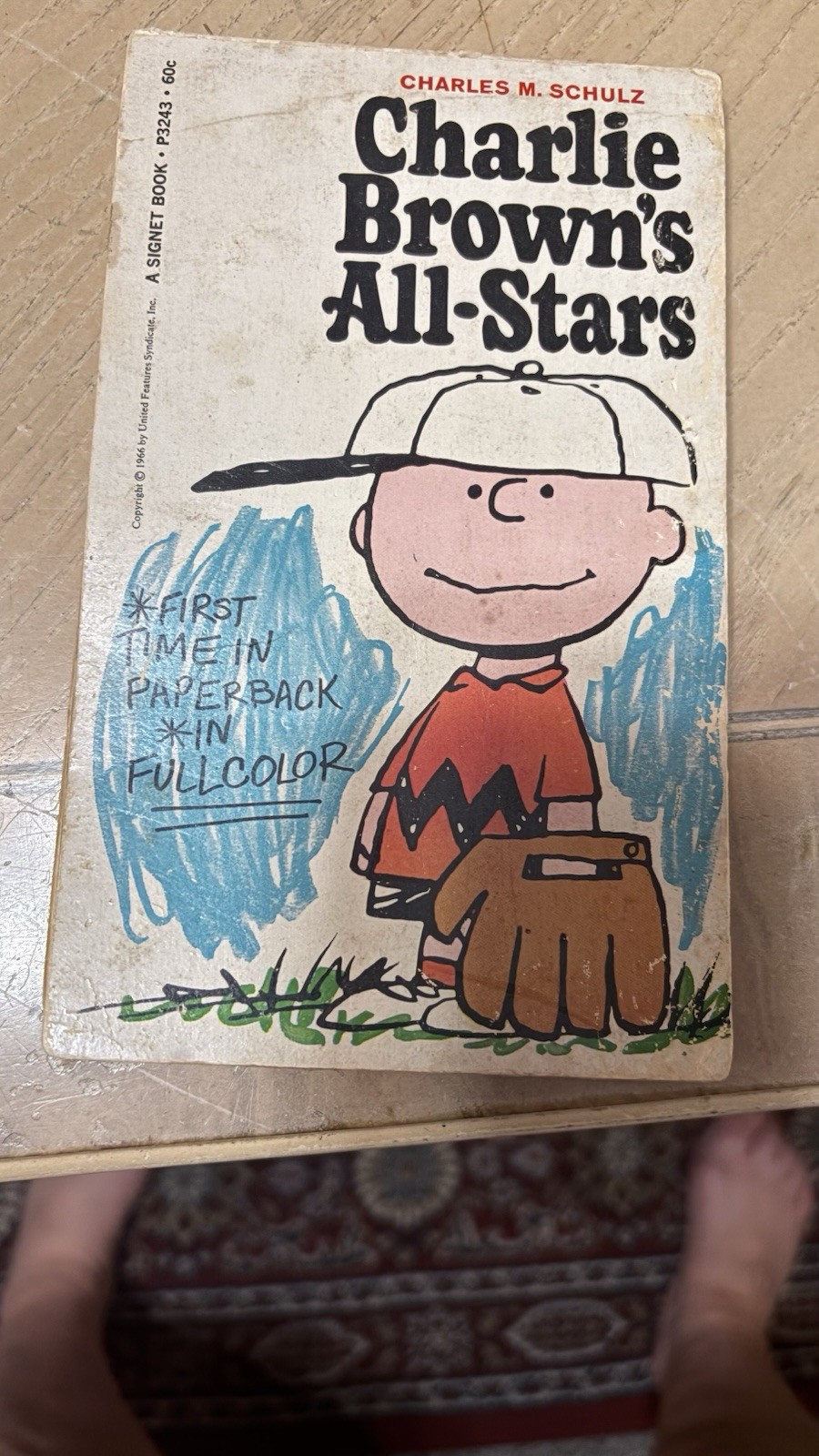 Charlie Brown&rsquo;s All-Stars by Charles M. Schulz Paperback Signet Book Full Color