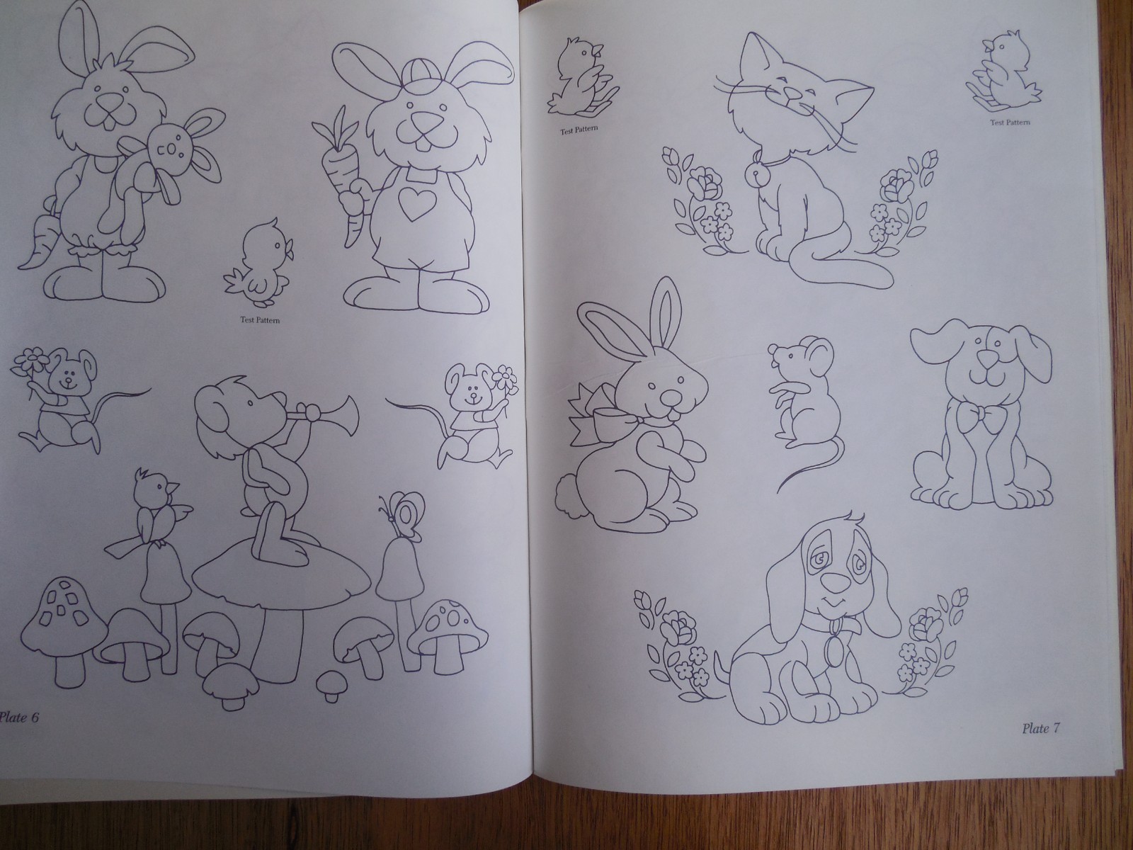 Dover Needlework Iron-On Transfers Booklet « Baby Bears*Bunnies & Other Critters
