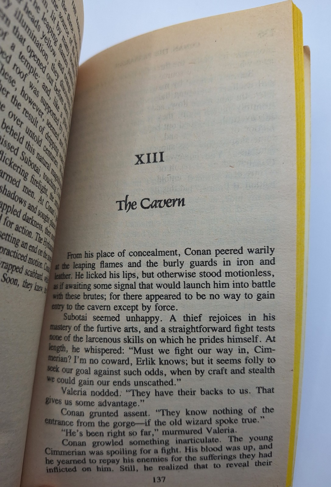 CONAN THE BARBARIAN Movie Novel Bantam 1982 1st Printing Paperback VGC