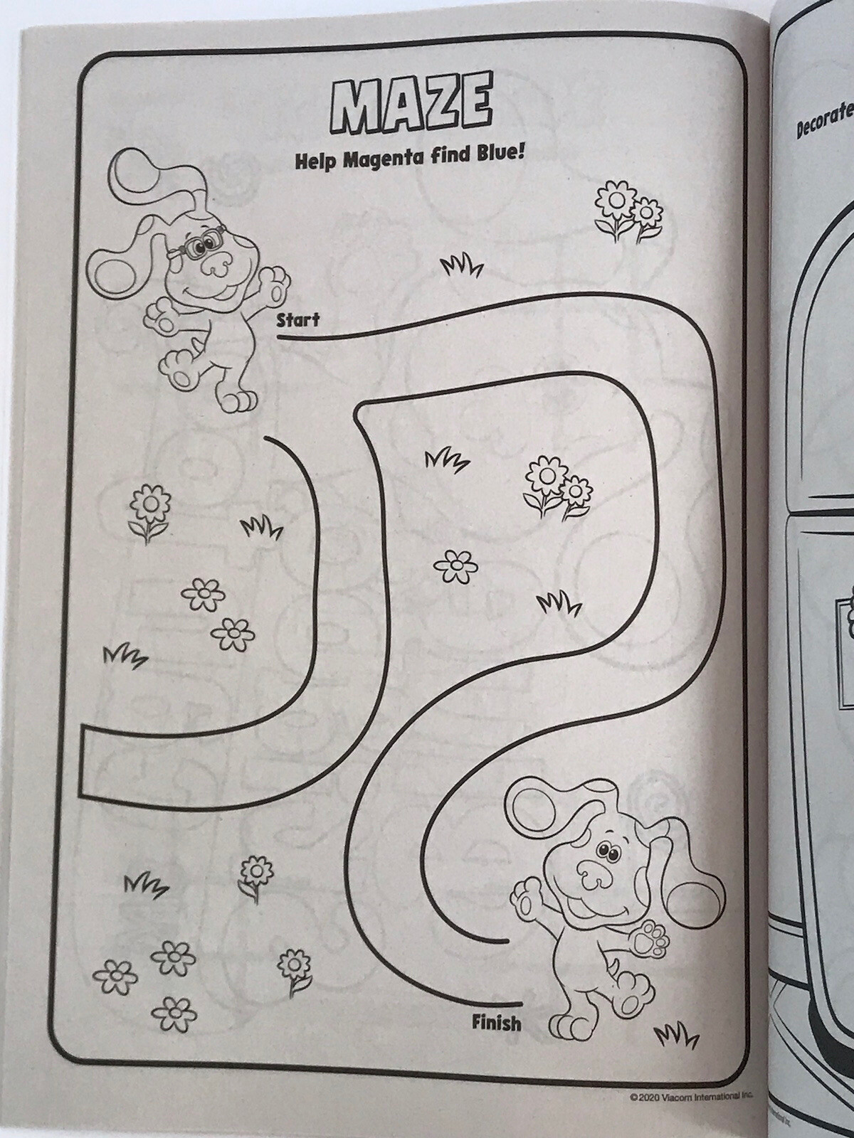 2pc Set Nickelodeon Blues Clues And You! Jumbo Coloring & Activity Book Crayons