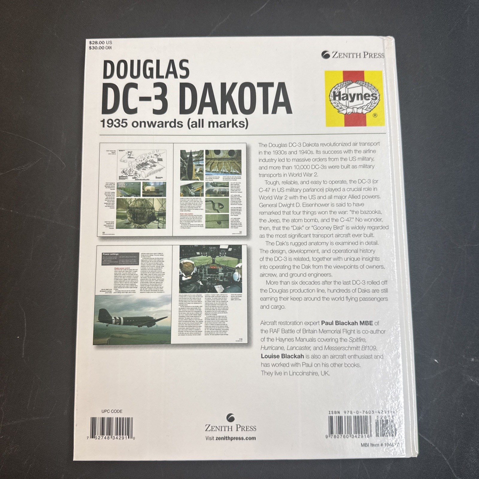 Douglas DC-3 Dakota 1953 Onwards (all Marks) Haynes Owners&rsquo; Workshop Manual HC