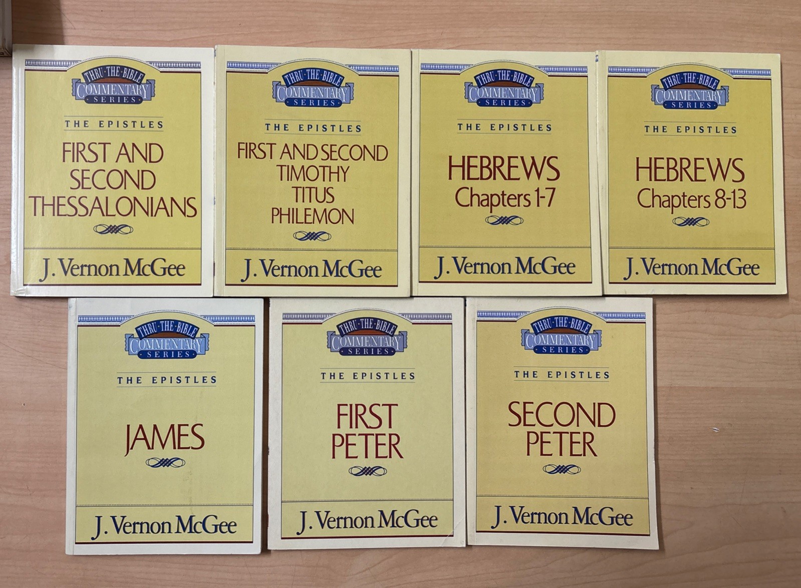 Lot 60 Thru the Bible Commentary Series Complete 60 Book Set J. Vernon McGee PB