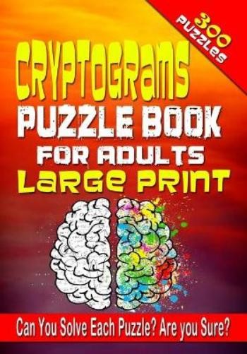 Jenifer Thorson Cryptograms Puzzle Book for Adults LARGE (Paperback) (UK IMPORT)