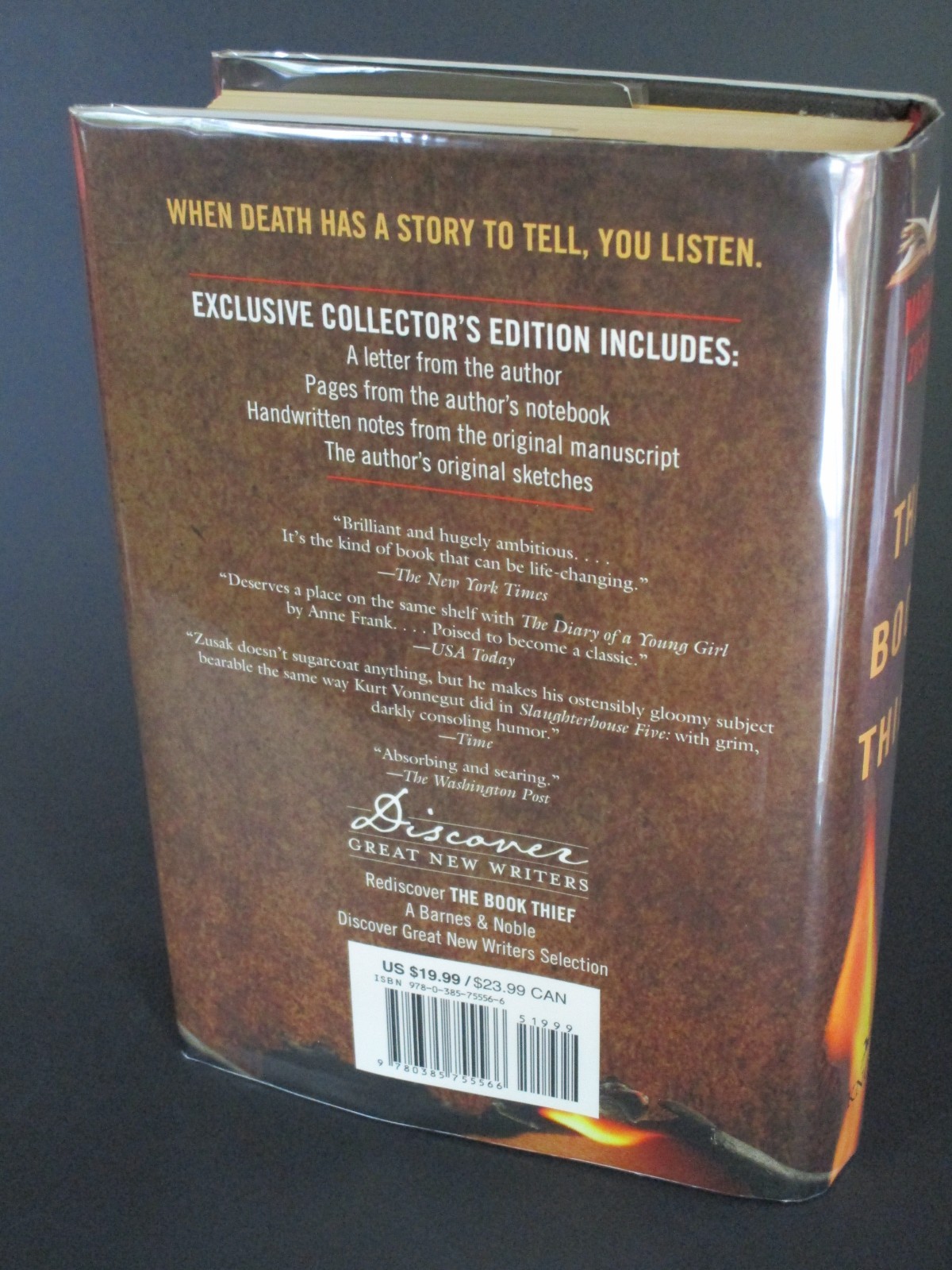 The Book Thief by Markus Zusak. Exclusive Collector&rsquo;s Edition 1st Printing HCDJ.