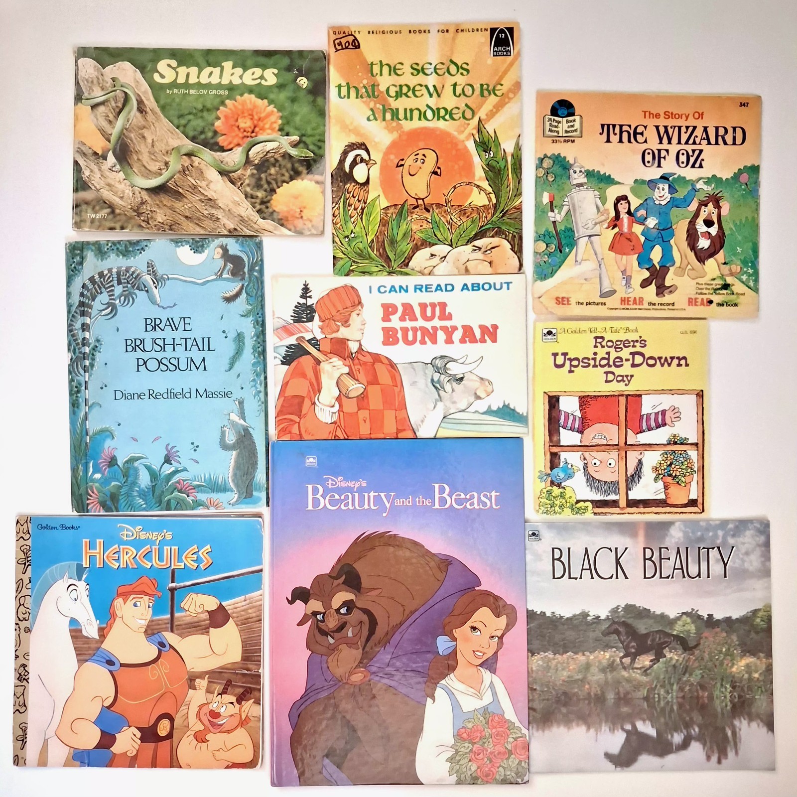 Mixed Lot Of 40 Vintage Children&rsquo;s Picture Book Collection 50s 60s 70s 80s 90s
