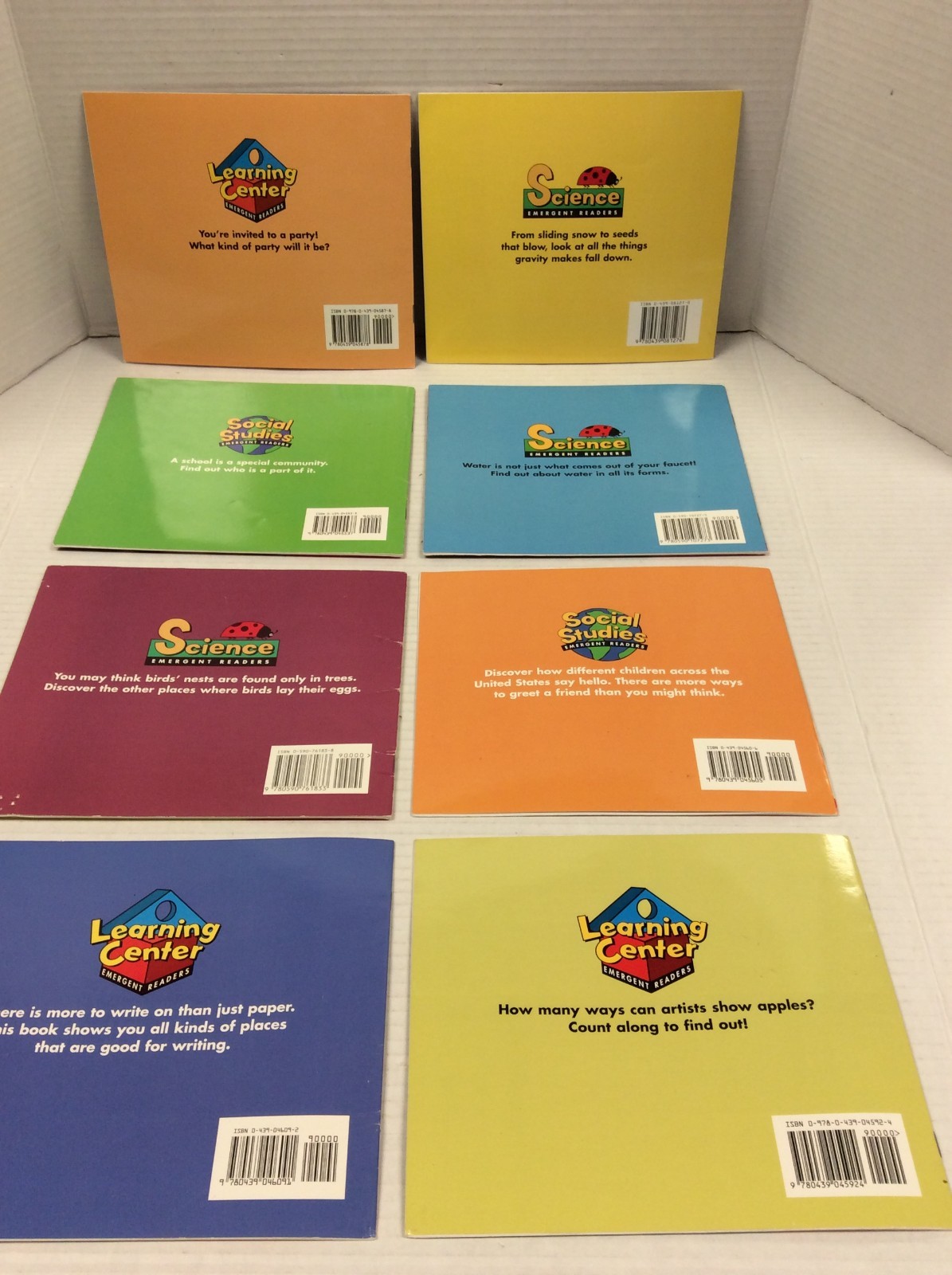SCHOLASTIC EMERGENT READERS SERIES: SCIENCE & SOCIAL STUDIES Lot of 47 PB