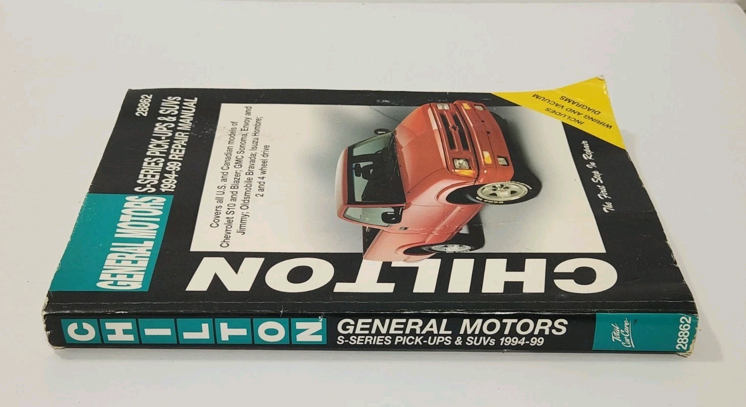 GM S-Series Pick-Ups and SUVs, 1994-1999 Chilton&rsquo;s Repair Manual 28862
