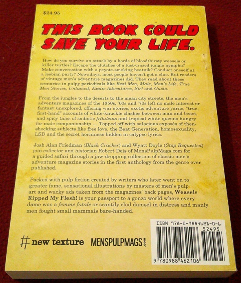 Weasels Ripped My Flesh! (2012, TPB) Men&rsquo;s Adventure Harlan Ellison Mario Puzo