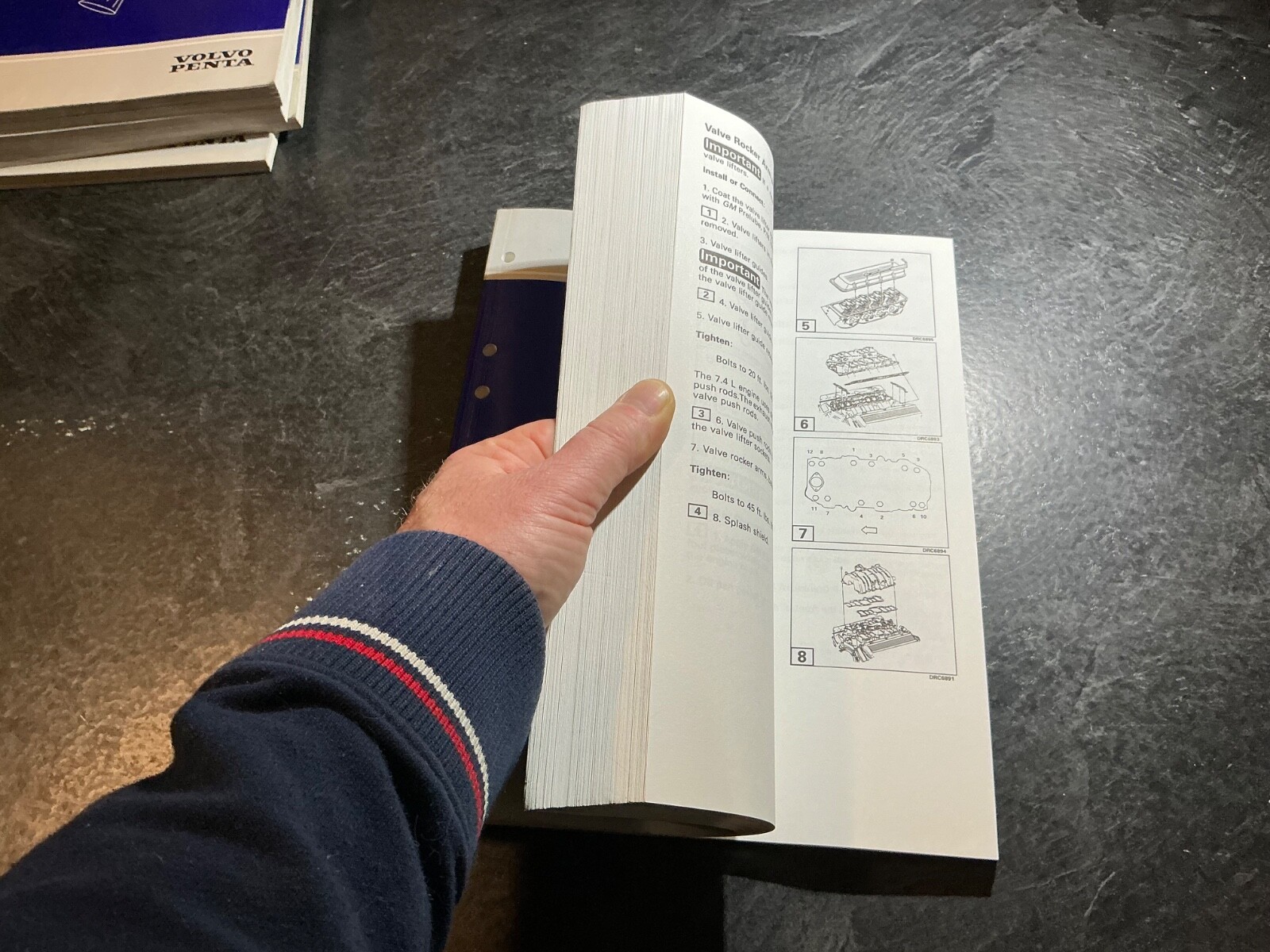 1998 Volvo Penta « BY » Factory Workshop Manual 3.0L, 4.3L, 5.0L, 5.7L, 7.4L, 8.2L