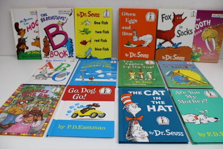 Vintage Dr. Suess Hardcover Beginners Books 1960&rsquo;s Lot of 14