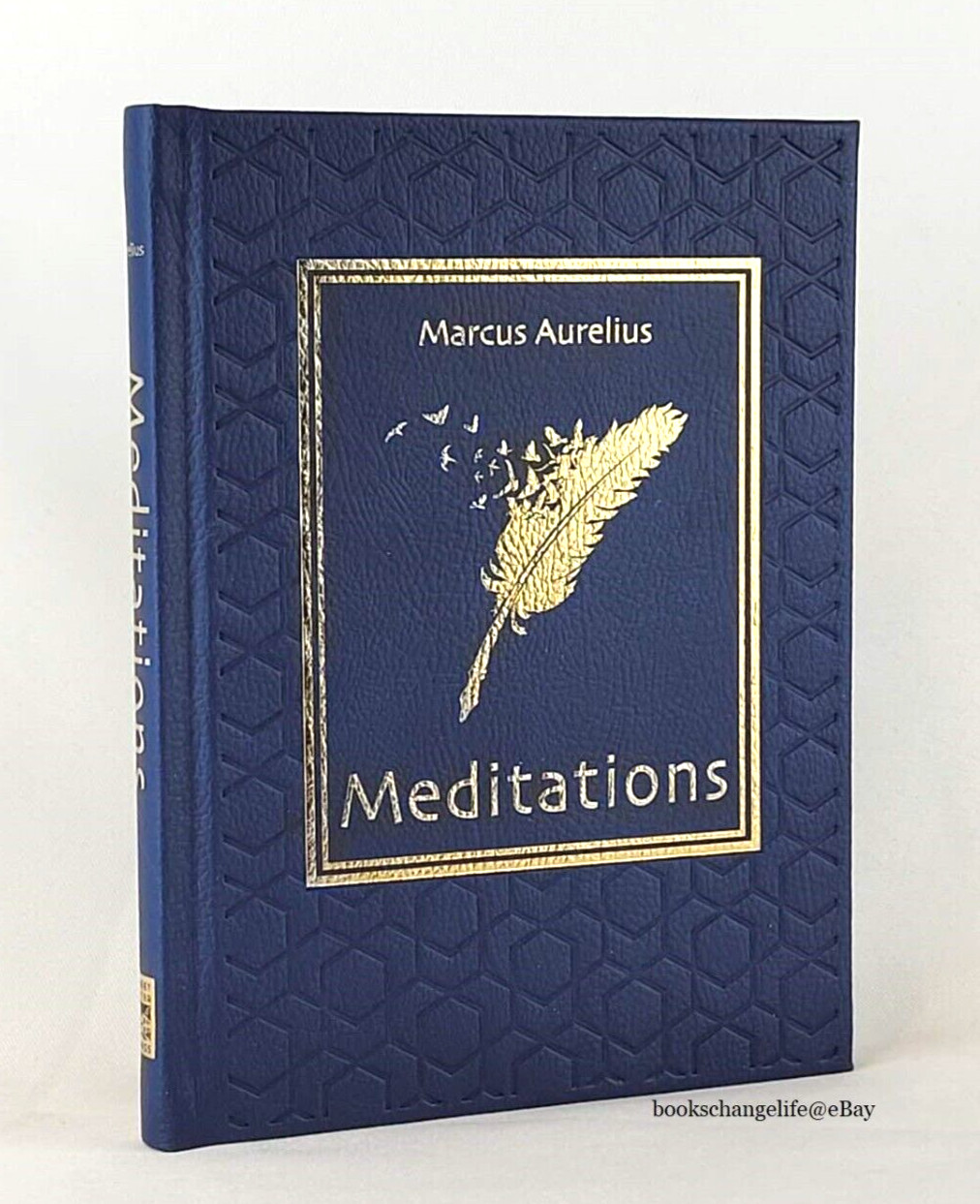 MEDITATIONS Marcus Aurelius (8&Prime;x6&Prime;) George Long Deluxe Faux Leather Bound Gilded