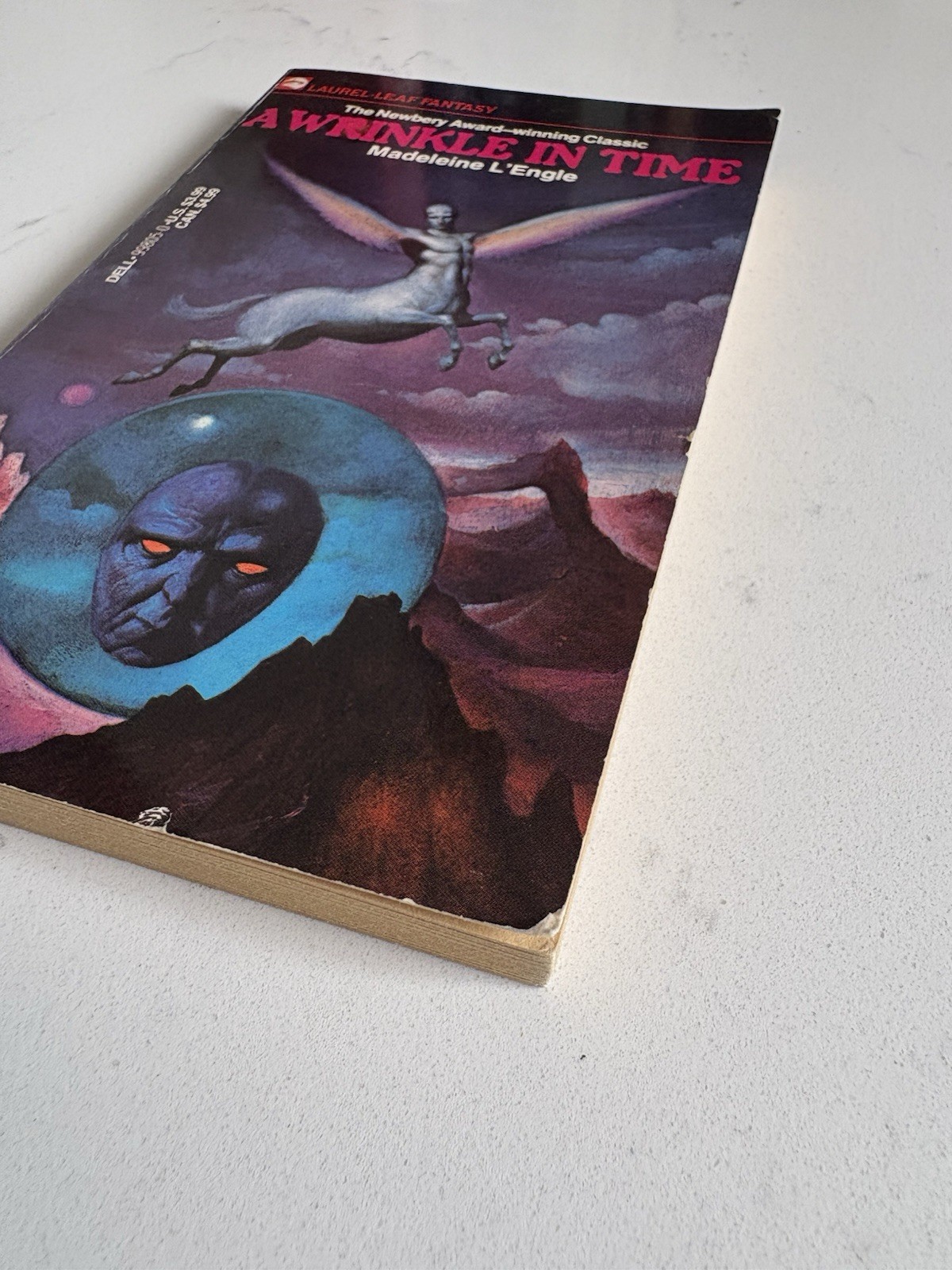 Madeleine L&rsquo;Engle A Wrinkle in Time Paperback Dell Publishing Fantasy 1976