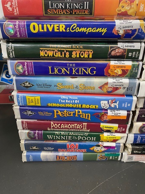 Lot of 30 Disney VHS&rsquo;s (no duplicates) -GOOD