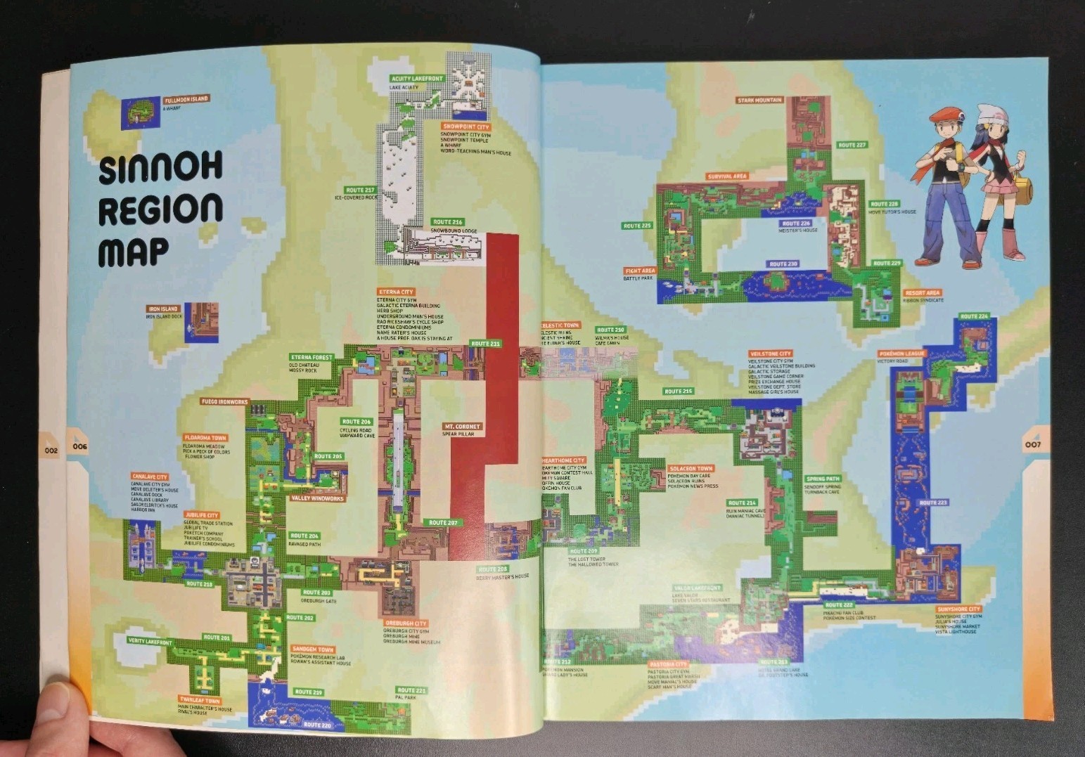 Pokemon Diamond & Pearl Pokedex Official Prima Nintendo Game Guide w/ Poster