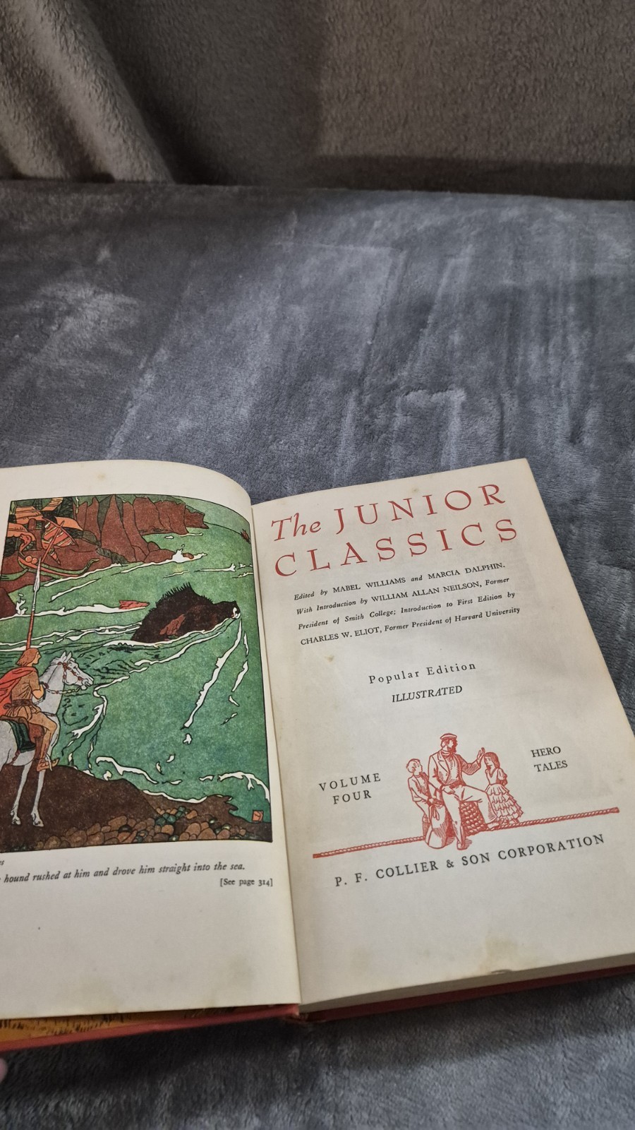 Collier&rsquo;s The Junior Classics: The Young Folks Shelf of Books Set 6 Hardback OBO