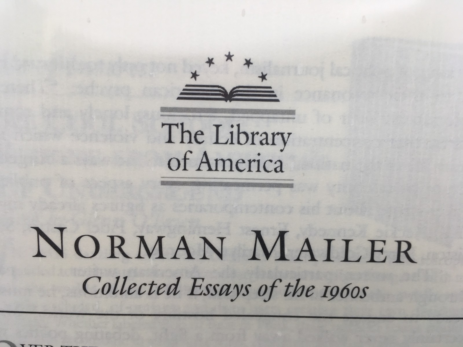 SEALED Norman Mailer Collected Essays the 1960&rsquo;s Library of America HC/Slipcase