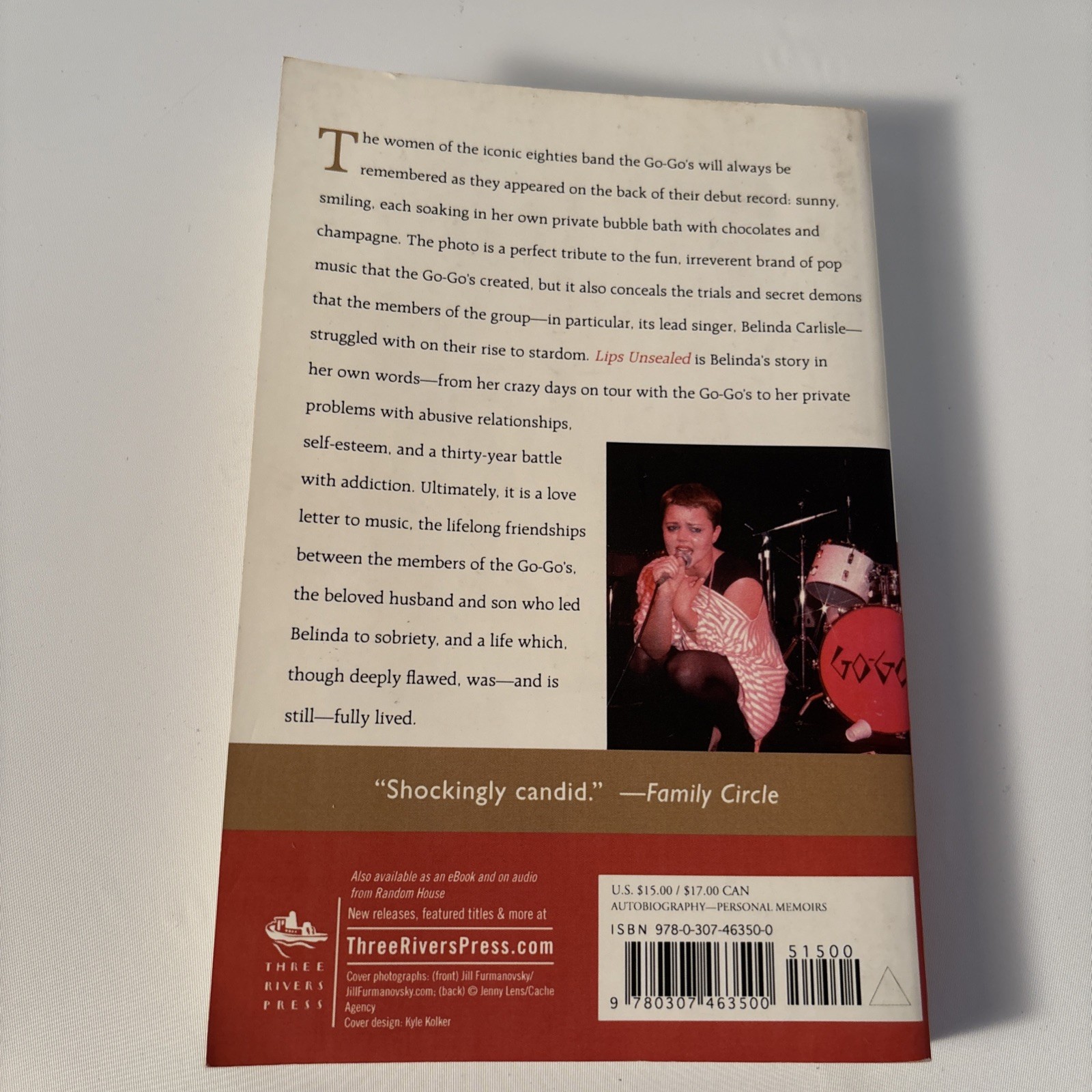 Belinda Carlisle/Go Go’s-Lips Unsealed & MTV-VJ-Unplugged Adventures BOOK LOT/2