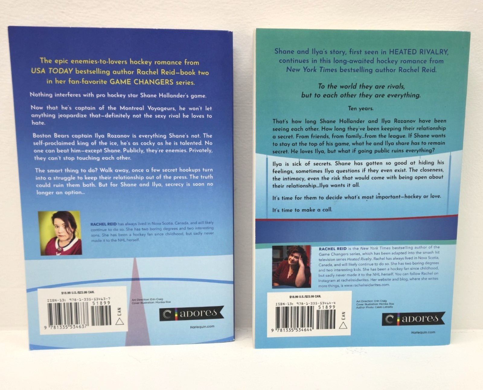 Rachel Reid Heated Rivalry & The Long Game 2 Book set Paperback