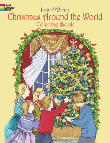 Christmas Around the World Coloring Book (Dover Holiday Coloring Book) – GOOD