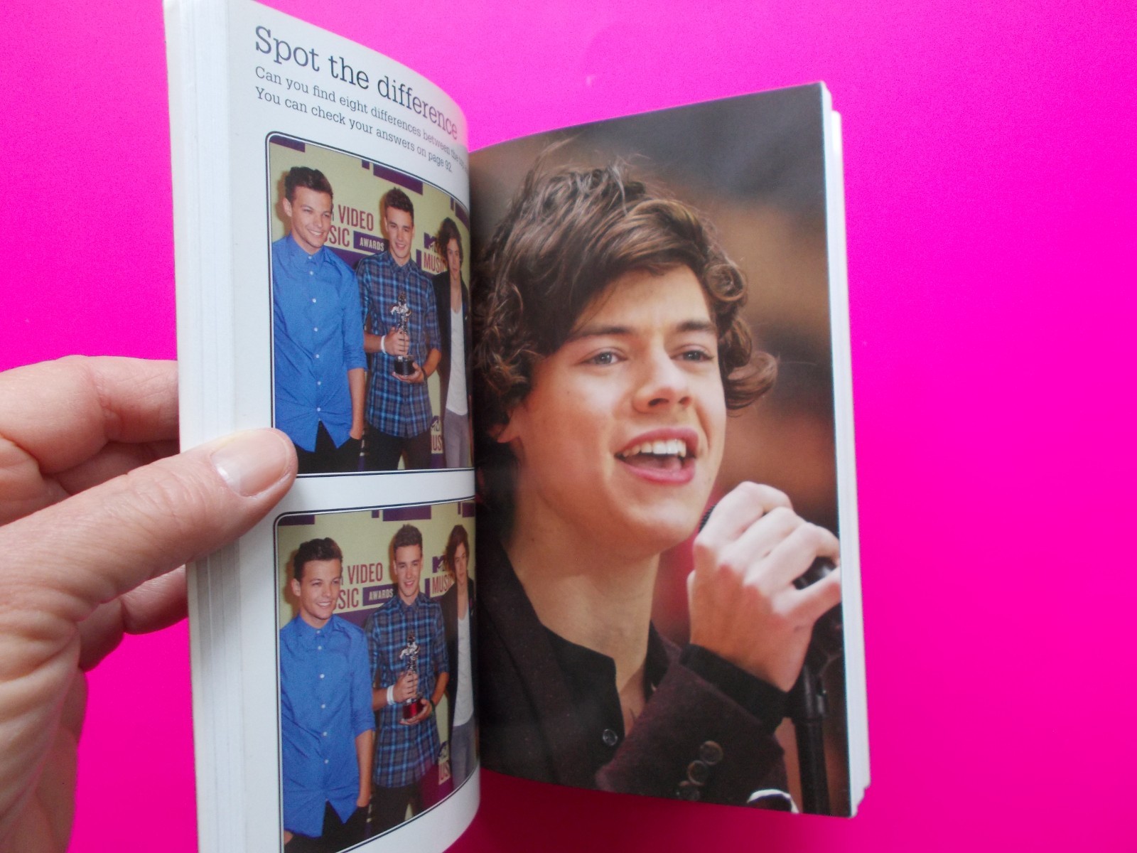 One Direction Are You the Ultimate Fan? Set of 5 Puzzles Quizzes Photos & More