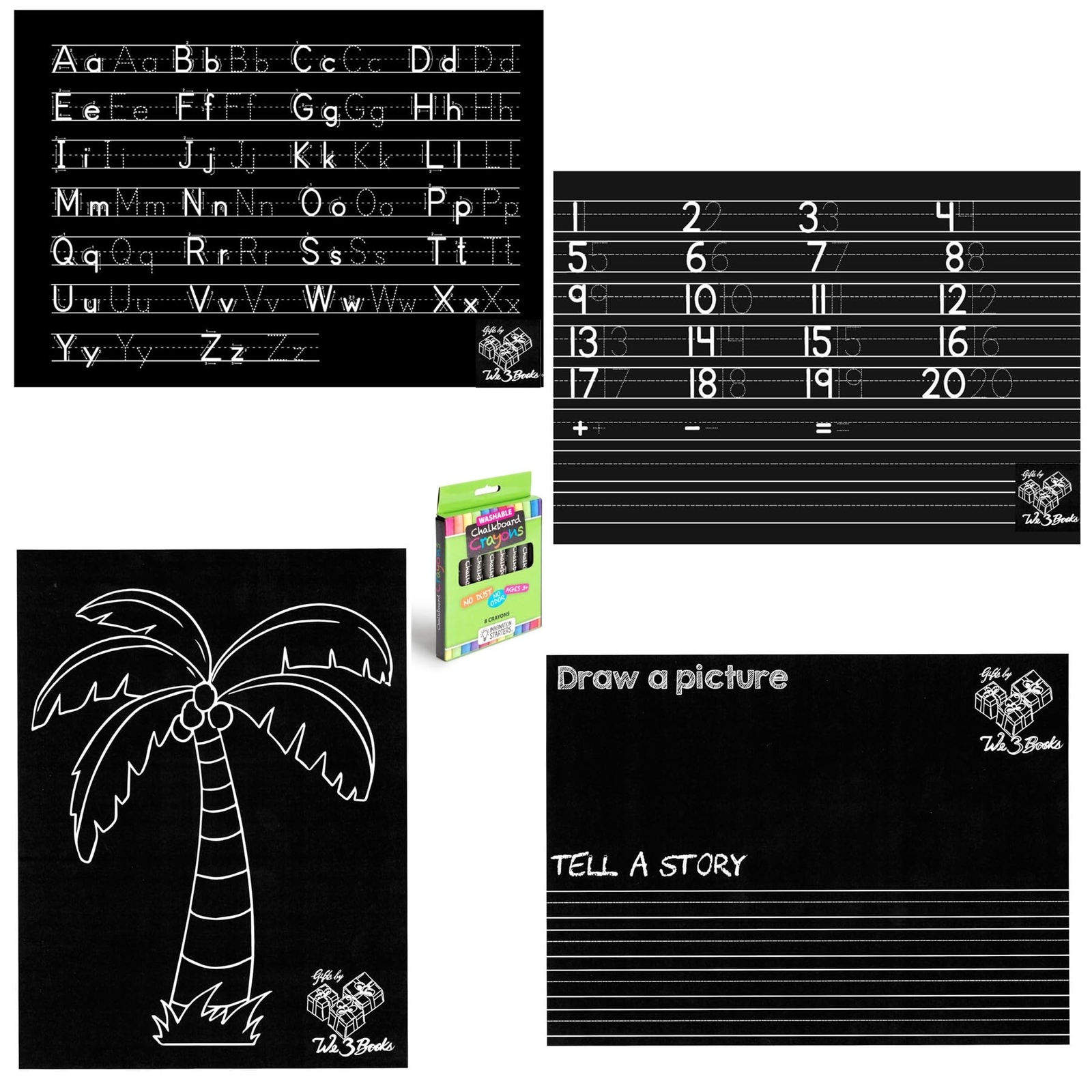 Chicka Chicka Boom Boom Chicka Chicka 1 2 3 Gift Set Alphabet Numbers Activities