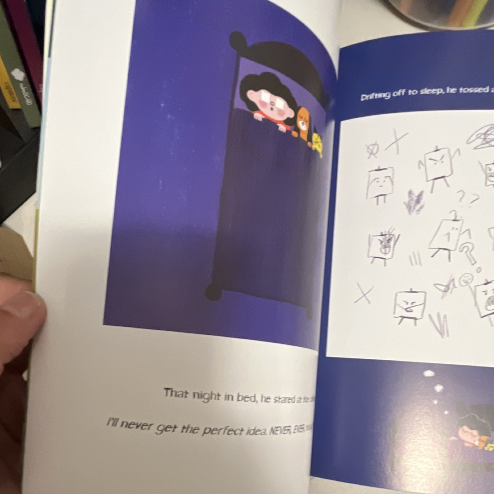 Capstone Benford Draws a Blank Picture Book Illustrated Ages 4-8 Dufayet