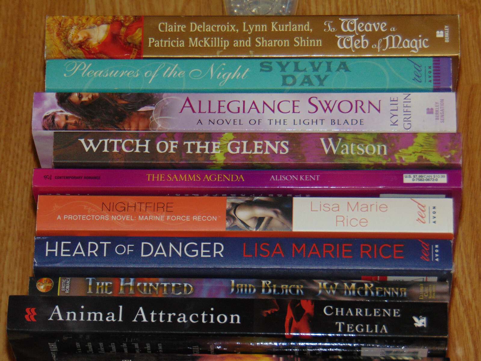 Romance / Fantasy Novels Books Random Mixed 2000&rsquo;s & 2010&rsquo;s Lot Of 18