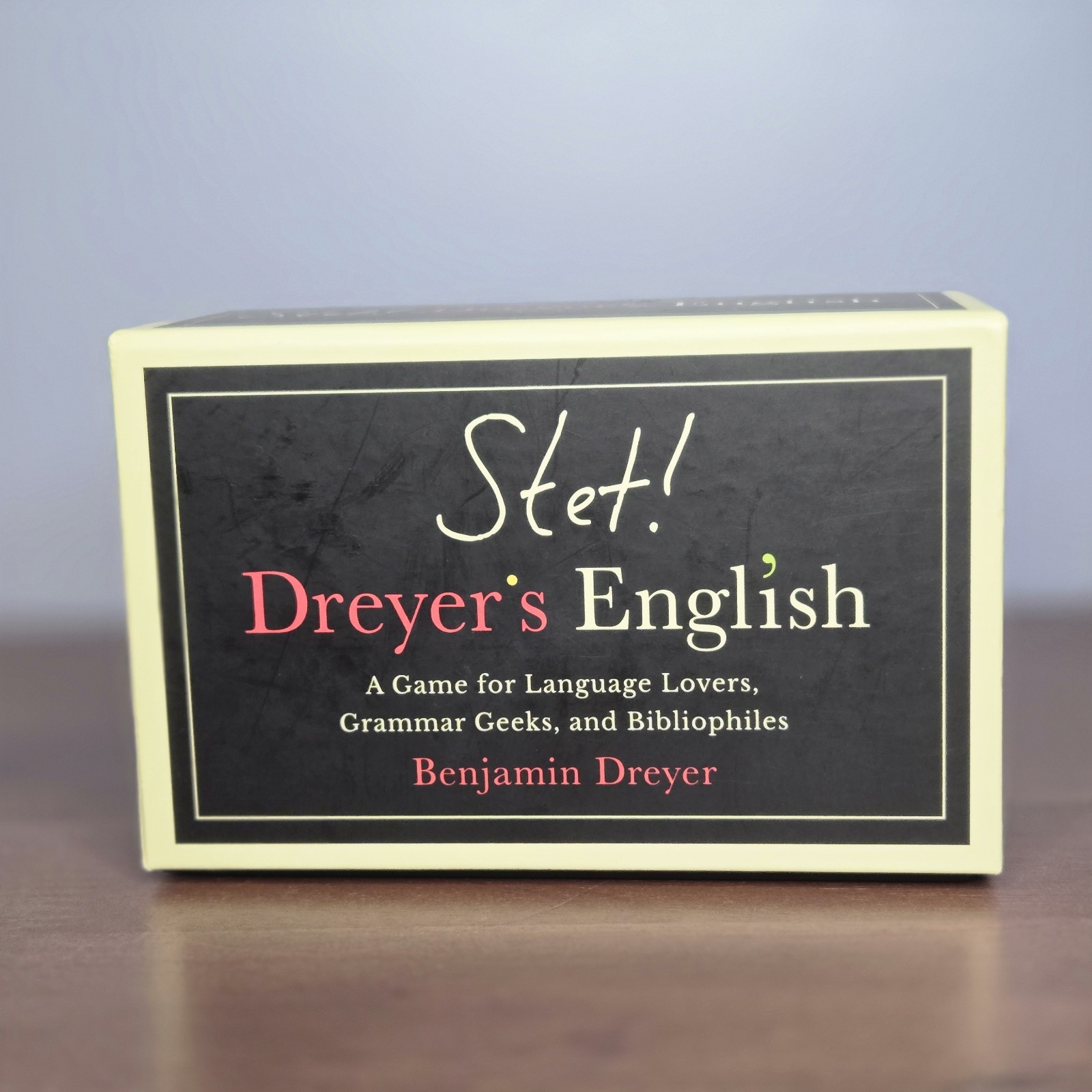 STET! Dreyer&rsquo;s English : A Game for Language Lovers – Grammar Trivia Card Game