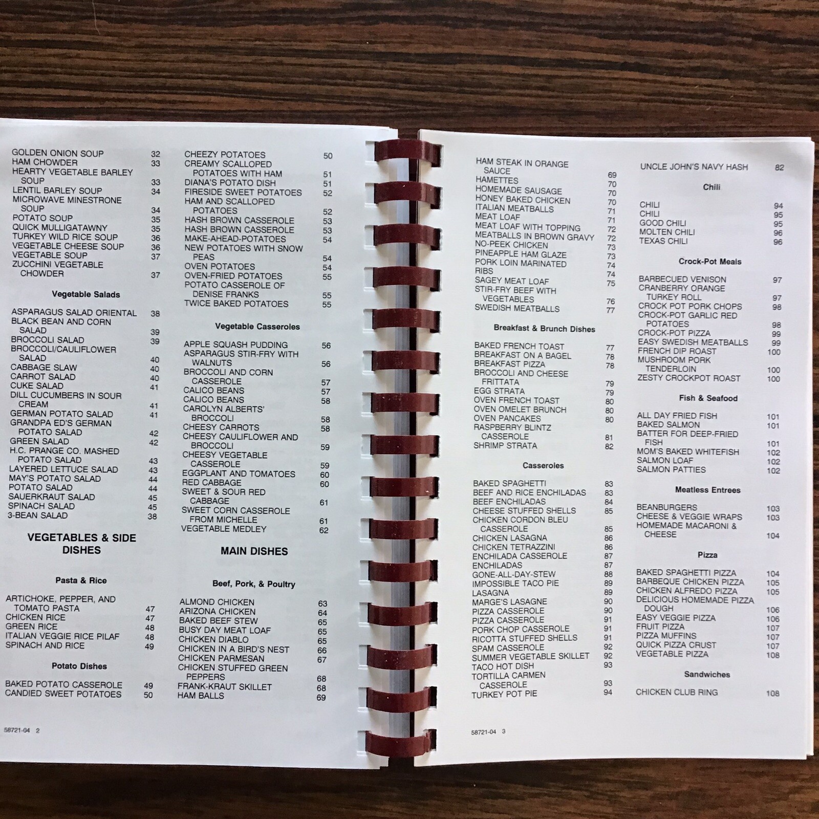 Sturgen Bay Wisconsin 1st Baptist Church 2004 Cookbook SEE INDEX PHOTOS