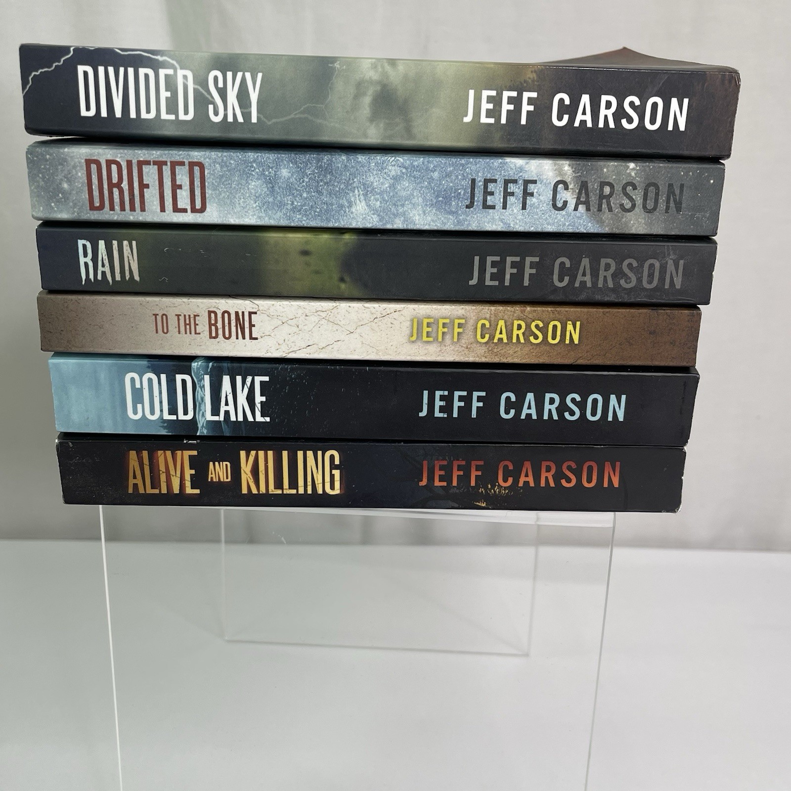 David Wolf Series Jeff Carson Lot of 6 Paperback Books 3 4 7 11 12 13