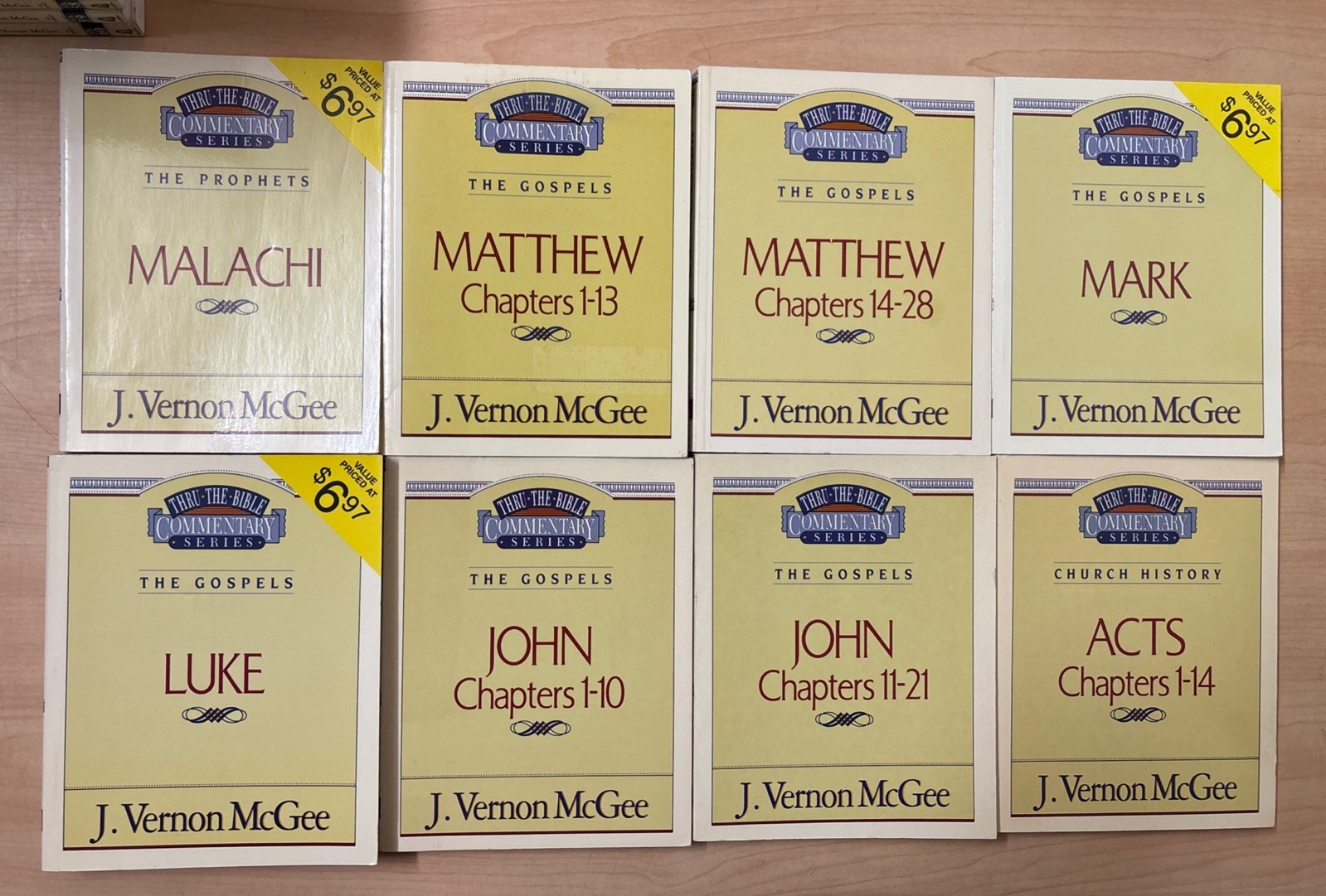 Lot 60 Thru the Bible Commentary Series Complete 60 Book Set J. Vernon McGee PB