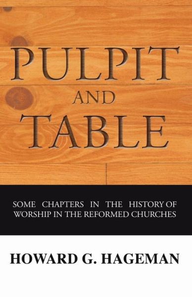Pulpit And Table