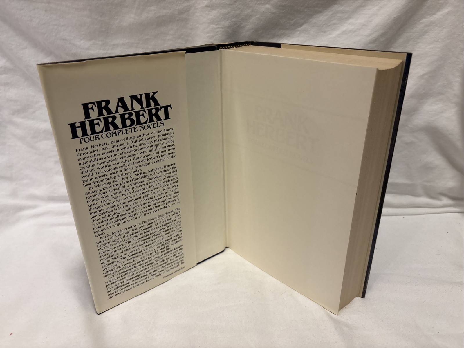 God Emperor of Dune Frank Herbert 1981 BCE Hardcover HCDJ 4 Complete Novels Lot