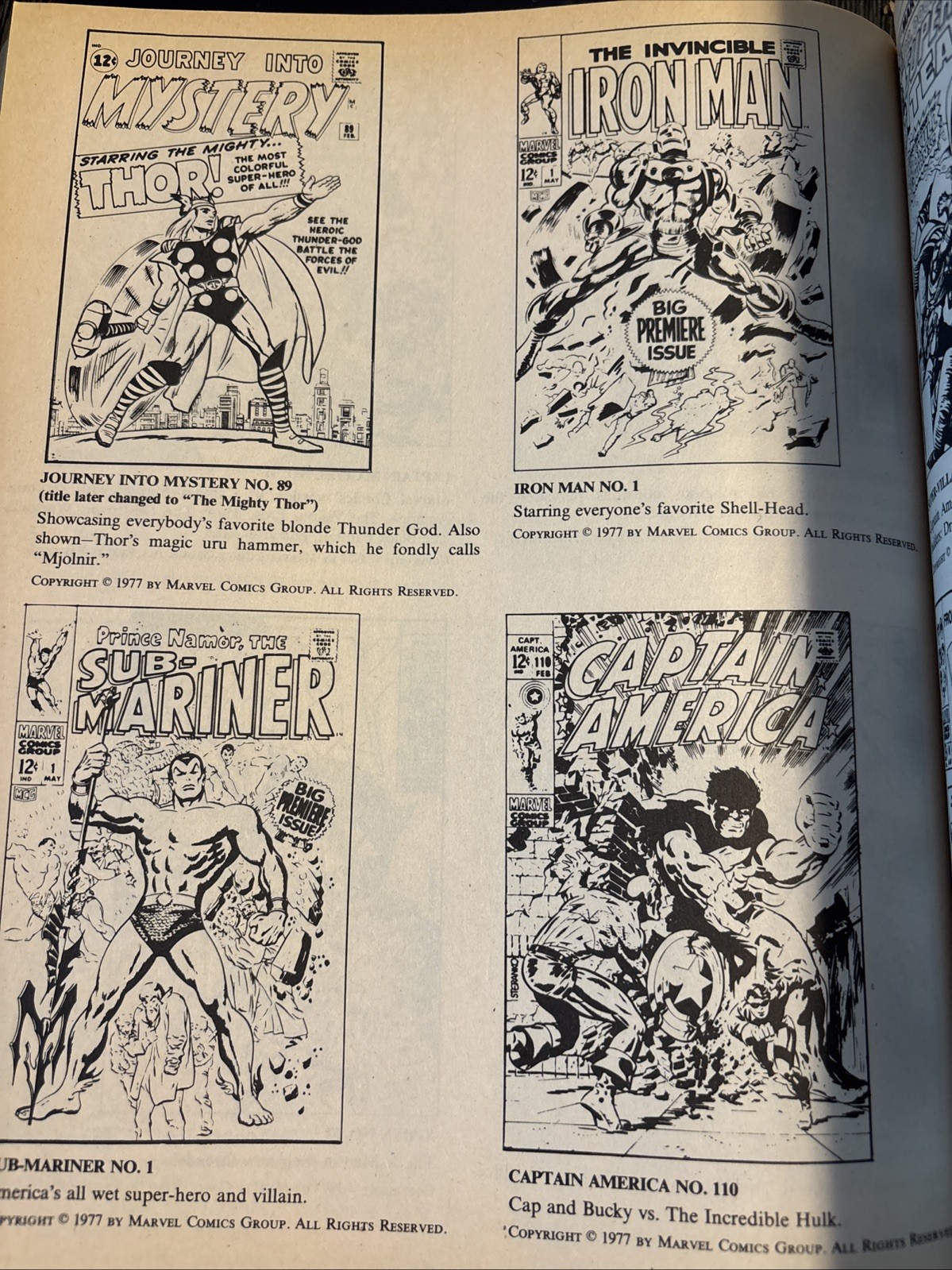 Vintage 1977 Comic Book Trivia Quiz & 1978 Alien Creatures Books Sci-Fi Horror