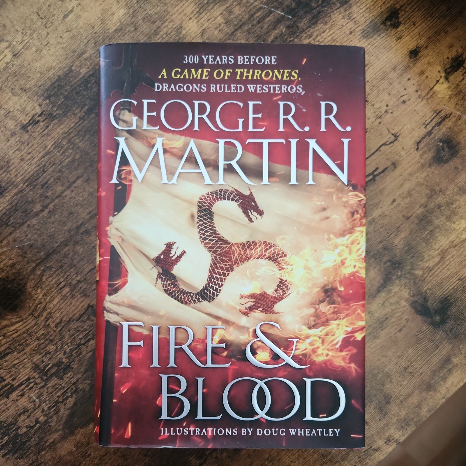 George R.R. Martin RR hardcover Book Fire & Blood hc 1st Edition VERY GOOD