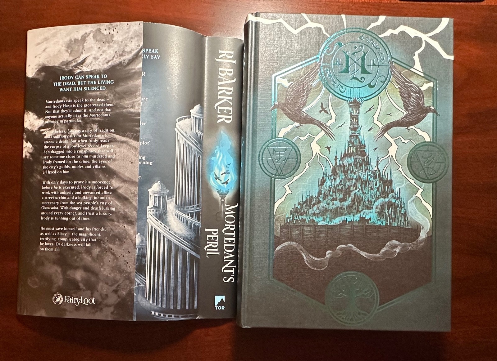 FairyLoot: Book of Fallen Leaves by AS Tamaki & Mortedant&rsquo;s Peril by RJ Barker