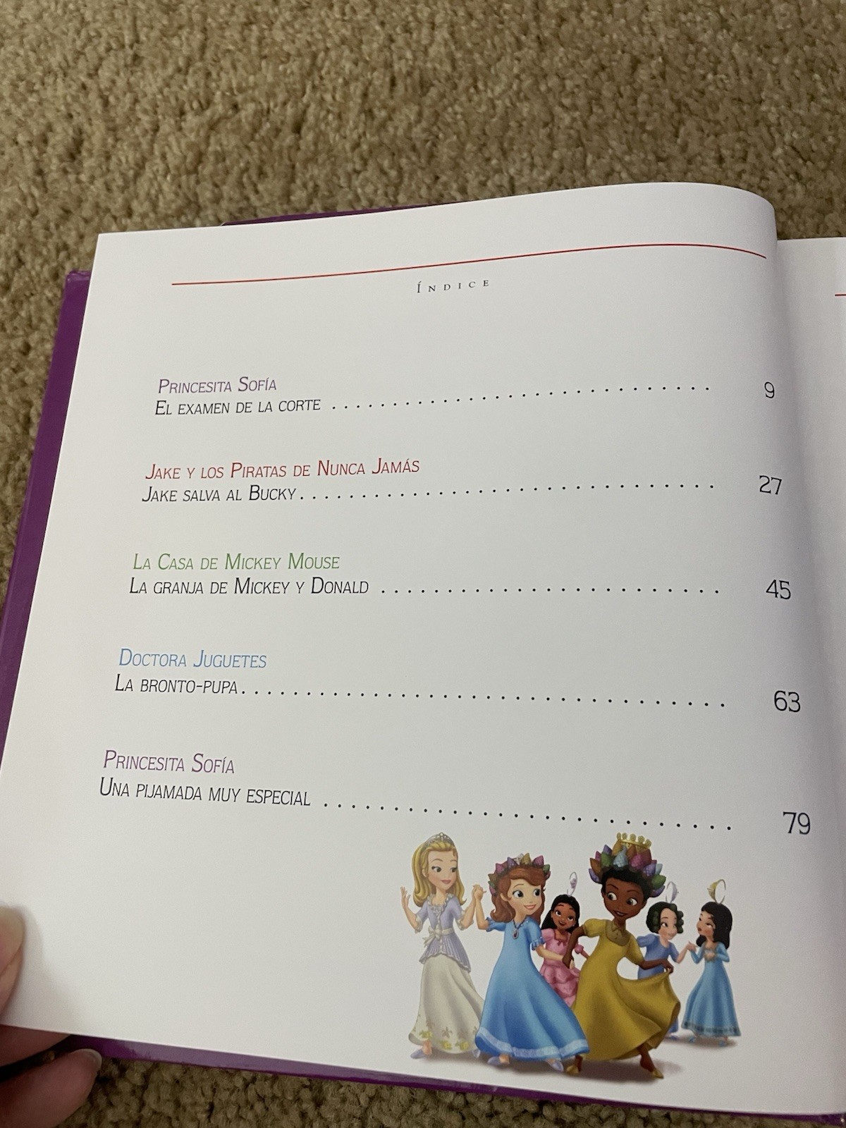 LIBRO DE CUENTOS DISNEY « LA MAGIA DE DISNEY JUNIOR », EN ESPAÑOL