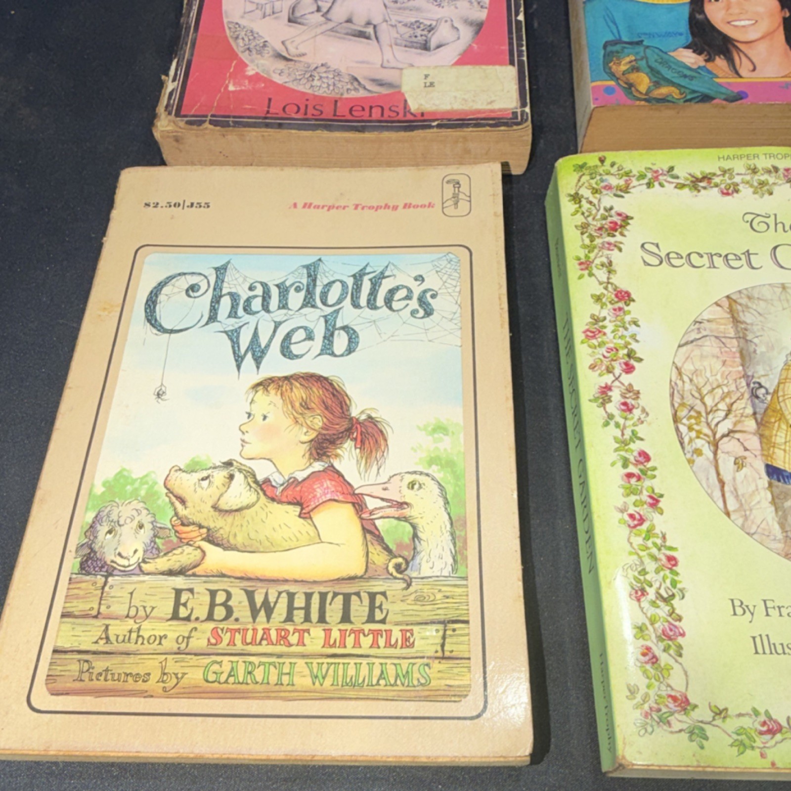 Vintage Children&rsquo;s Fiction Paperback Lot – Lenski, Blume, White, Burnett, 5 Boo…