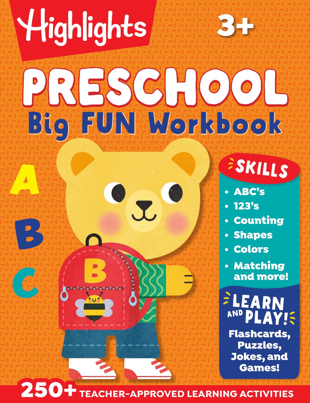 Preschool Big Fun Workbook by Highlights Learning Trade Paperback Brand New