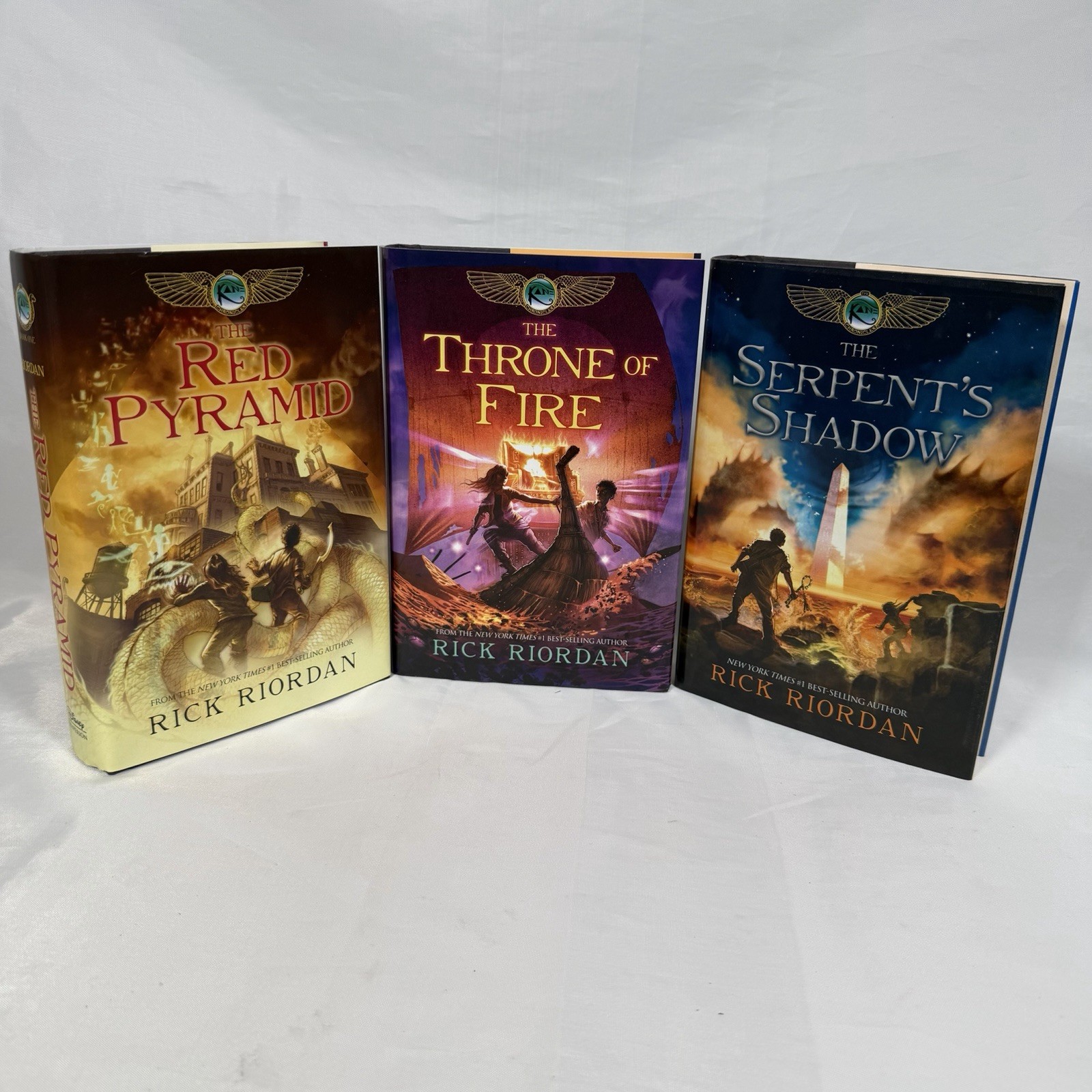 Rick Riordan: Kane Chronicles The Complete Series (#1-3) Set of Hardcover Books
