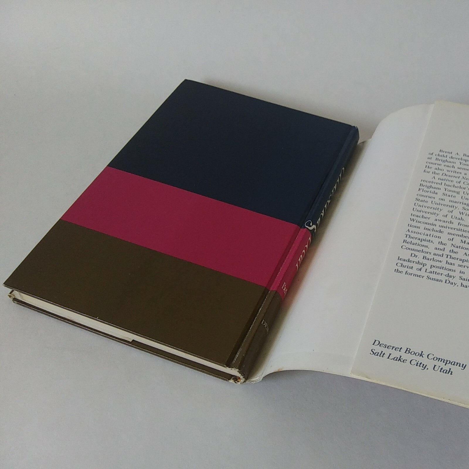 1979 « Understanding Death » By Brent. A. Barlow Hardcover, Dust Jacket, Good Cond